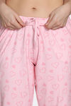 Zivame 2 Mile Fashion Knit Poly Pyjama Set - Rose Shadow — thumbnail 7